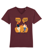 Meseria visurilor Tricou mânecă scurtă guler V Bărbat Presenter