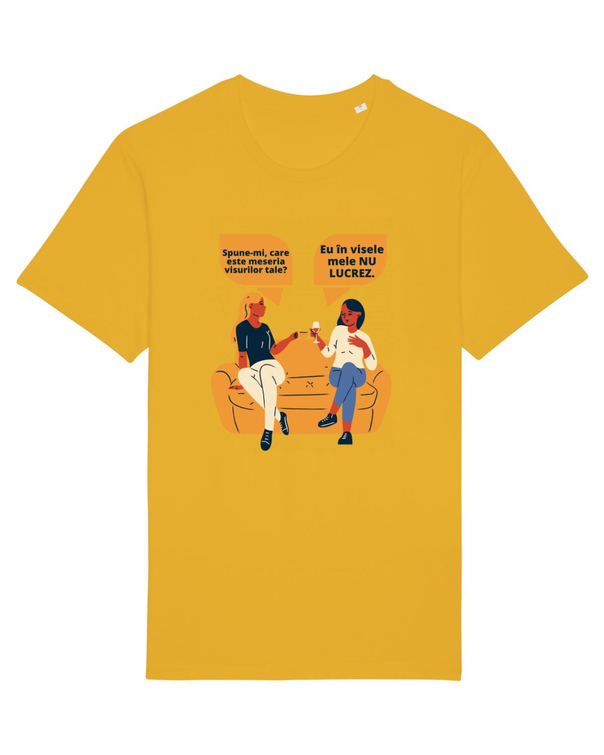 Tricou mânecă scurtă Unisex Rocker Spectra Yellow