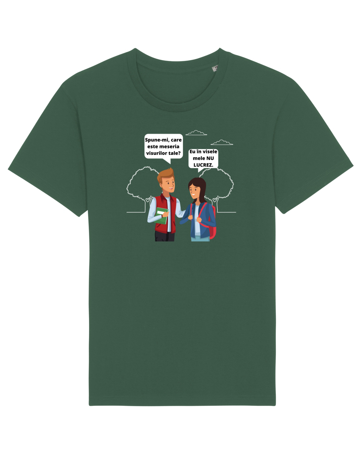 Tricou mânecă scurtă Unisex Rocker Bottle Green