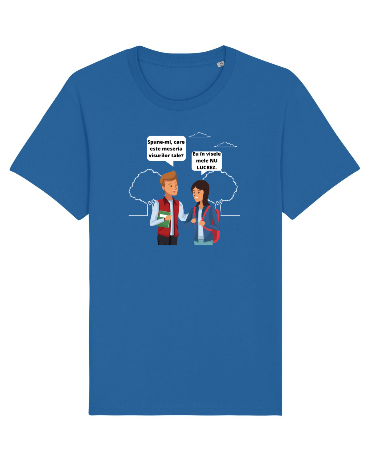 Tricou mânecă scurtă Unisex Rocker Royal Blue