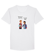 Meseria visurilor? Tricou mânecă scurtă guler larg Bărbat Skater