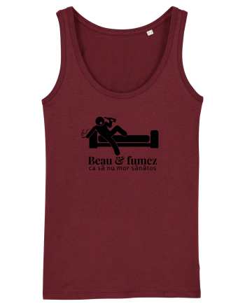 Beau și fumez Burgundy