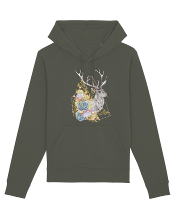 Floral cu Cerb Khaki