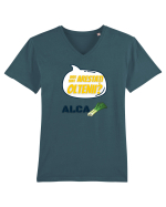 Alcapraz Tricou mânecă scurtă guler V Bărbat Presenter