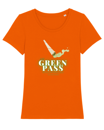 Green Pass Bright Orange