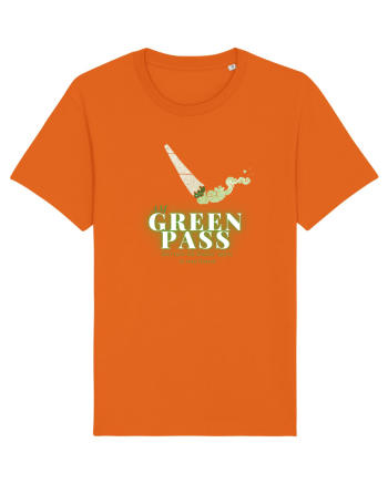 Green Pass Bright Orange