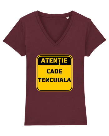 ATENTIE! Cade tencuiala Burgundy