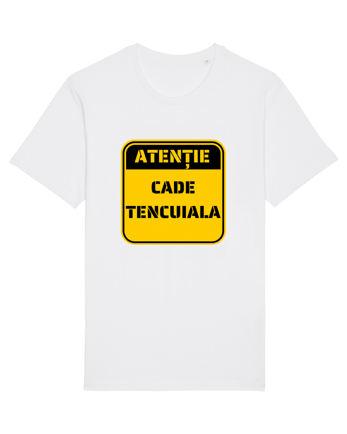 Tricou mânecă scurtă Unisex Rocker White