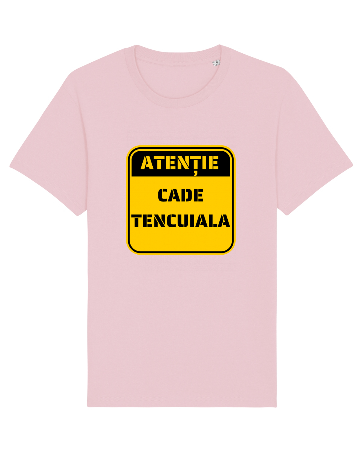 Tricou mânecă scurtă Unisex Rocker Cotton Pink
