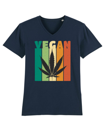 Vegan Weed Vintage Colors French Navy