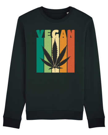 Vegan Weed Vintage Colors Black