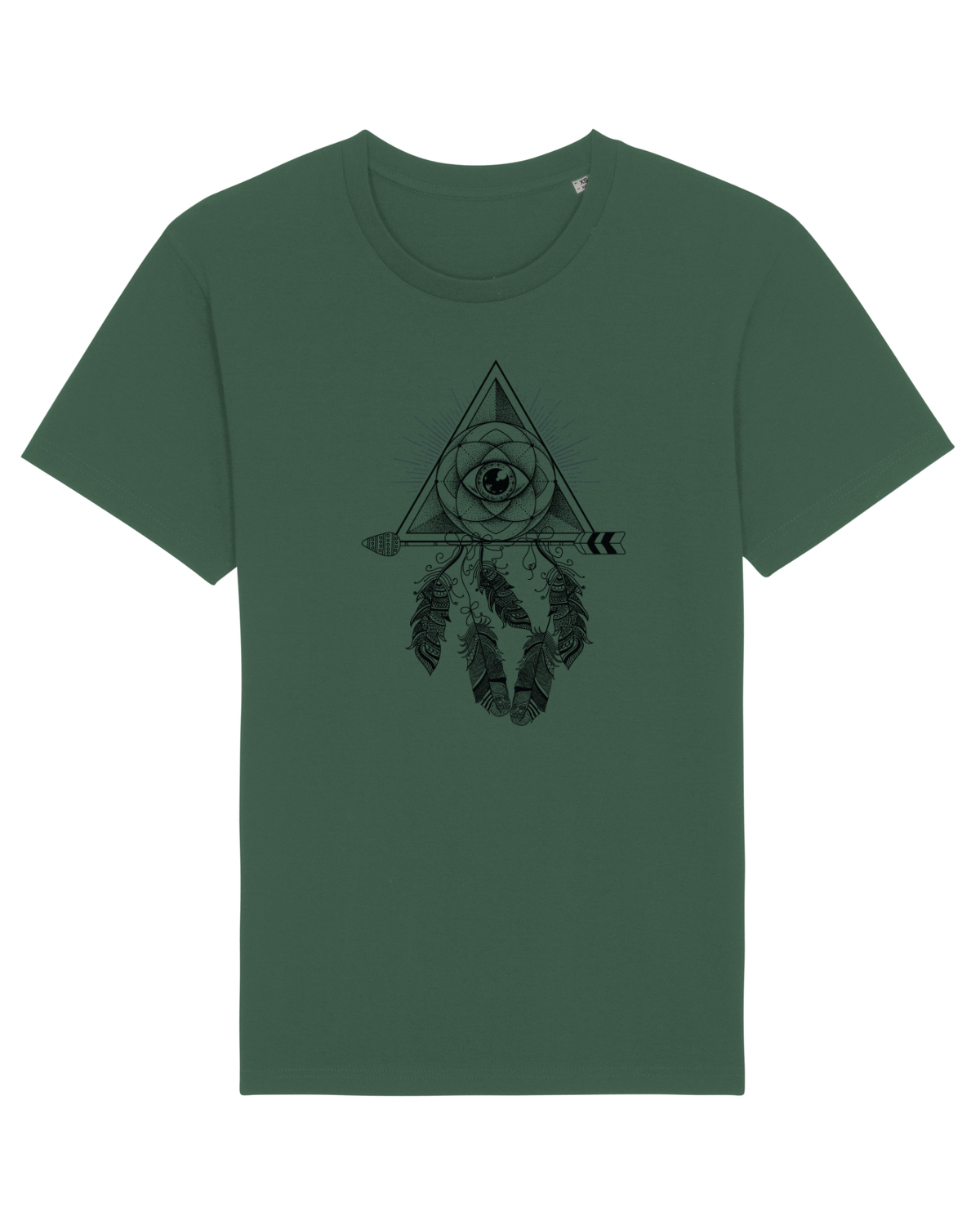Tricou mânecă scurtă Unisex Rocker Bottle Green