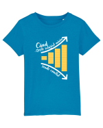Când crește salariul minim Tricou mânecă scurtă  Copii Mini Creator