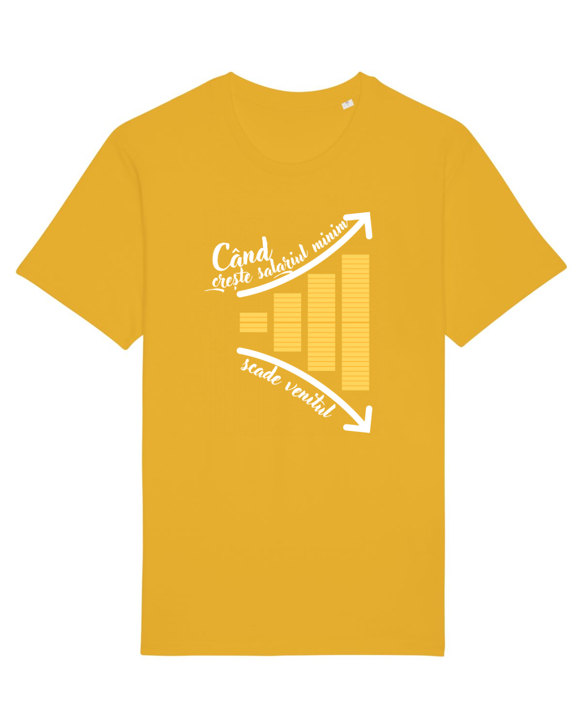 Tricou mânecă scurtă Unisex Rocker Spectra Yellow