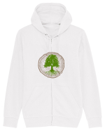Tree Life Hanorac cu fermoar Unisex Connector