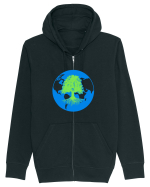 Life of a planet. Hanorac cu fermoar Unisex Connector
