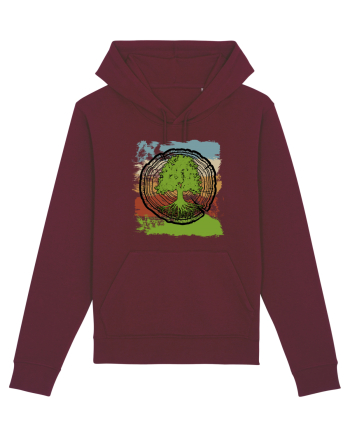 Vintage Life Tree Burgundy
