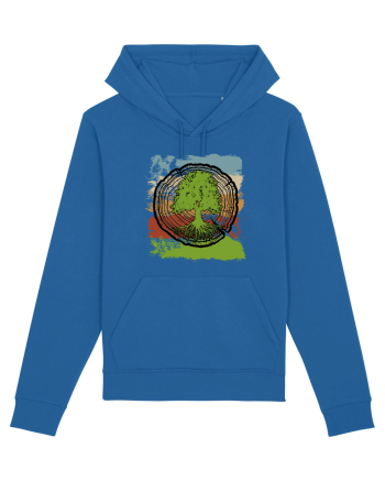 Vintage Life Tree Royal Blue