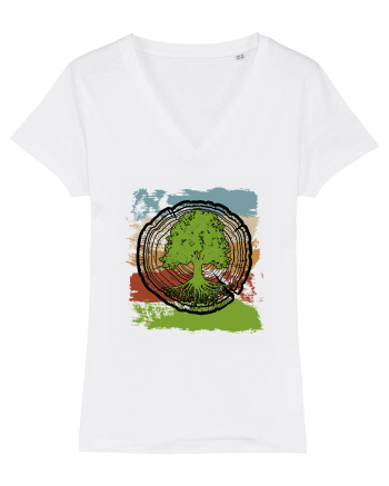 Vintage Life Tree White