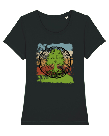 Vintage Life Tree Black
