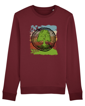 Vintage Life Tree Burgundy