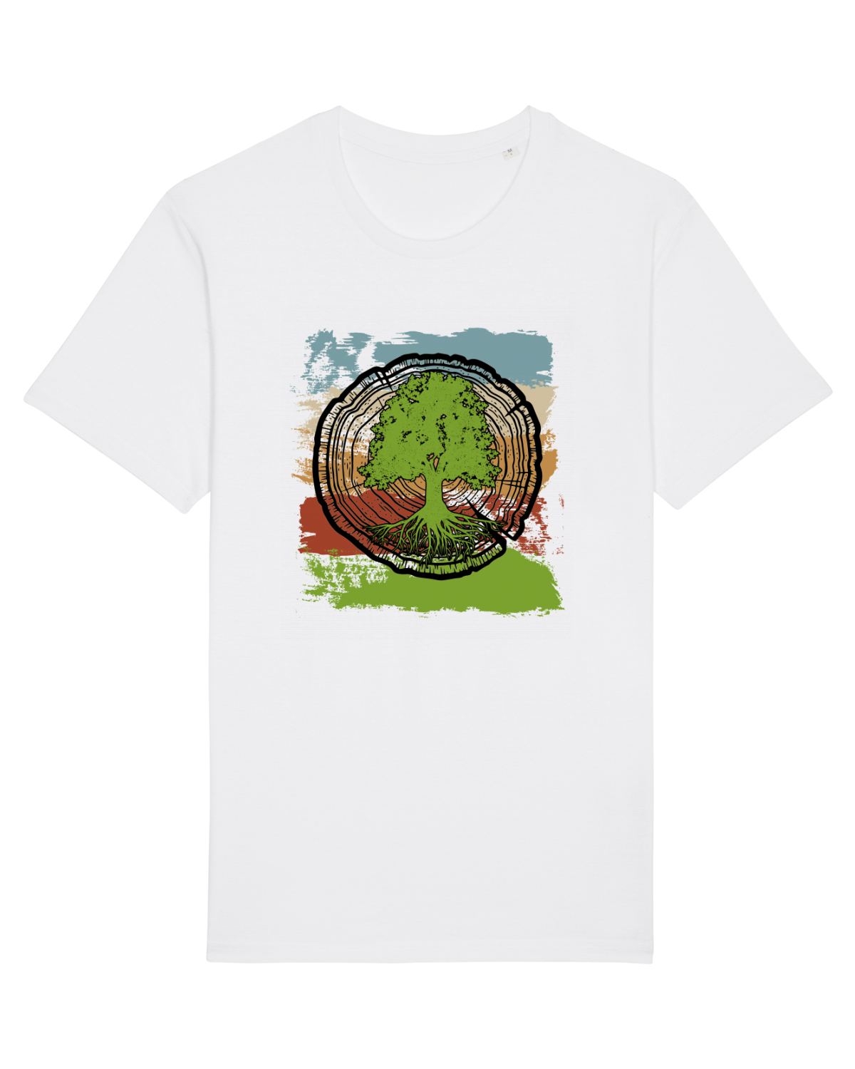 Tricou mânecă scurtă Unisex Rocker White