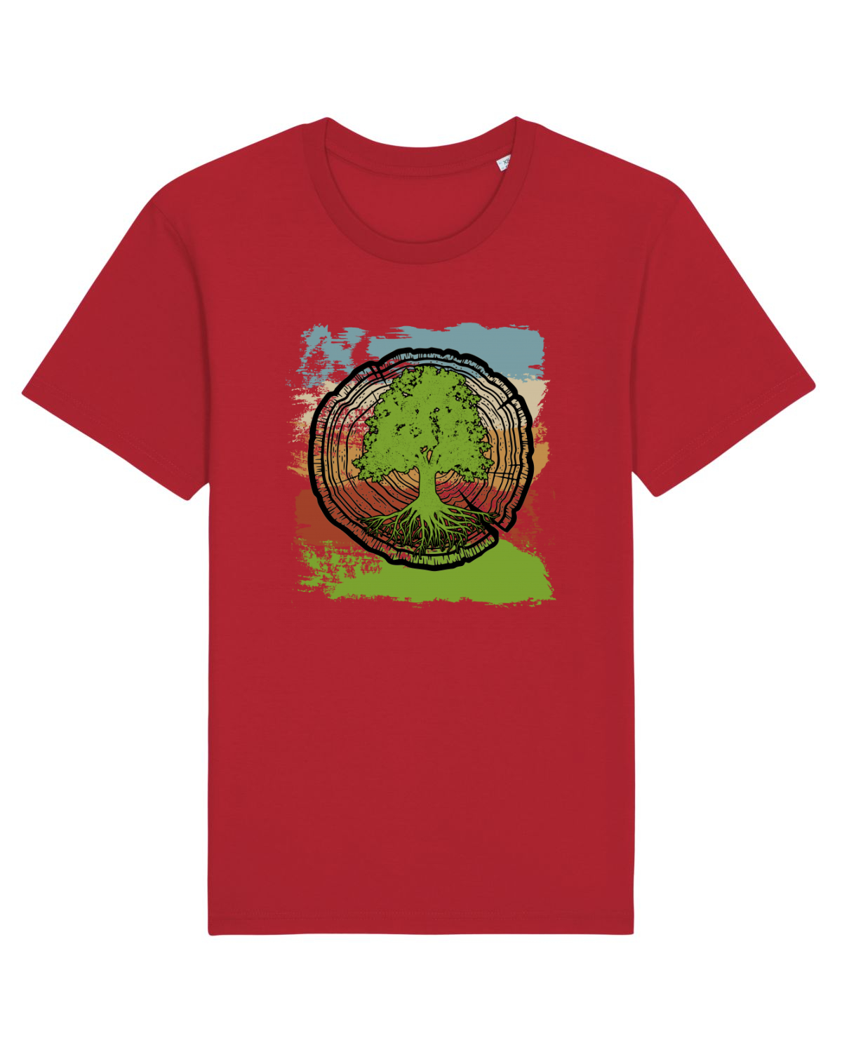 Tricou mânecă scurtă Unisex Rocker Red