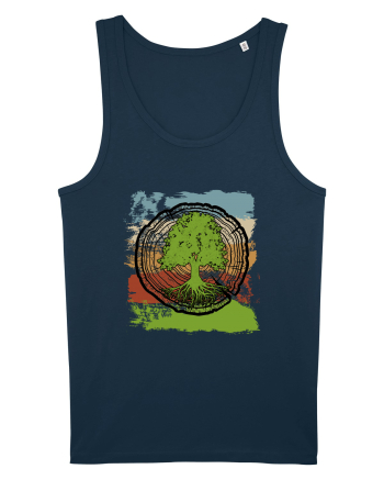Vintage Life Tree Navy