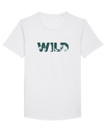 WILD Tricou mânecă scurtă guler larg Bărbat Skater