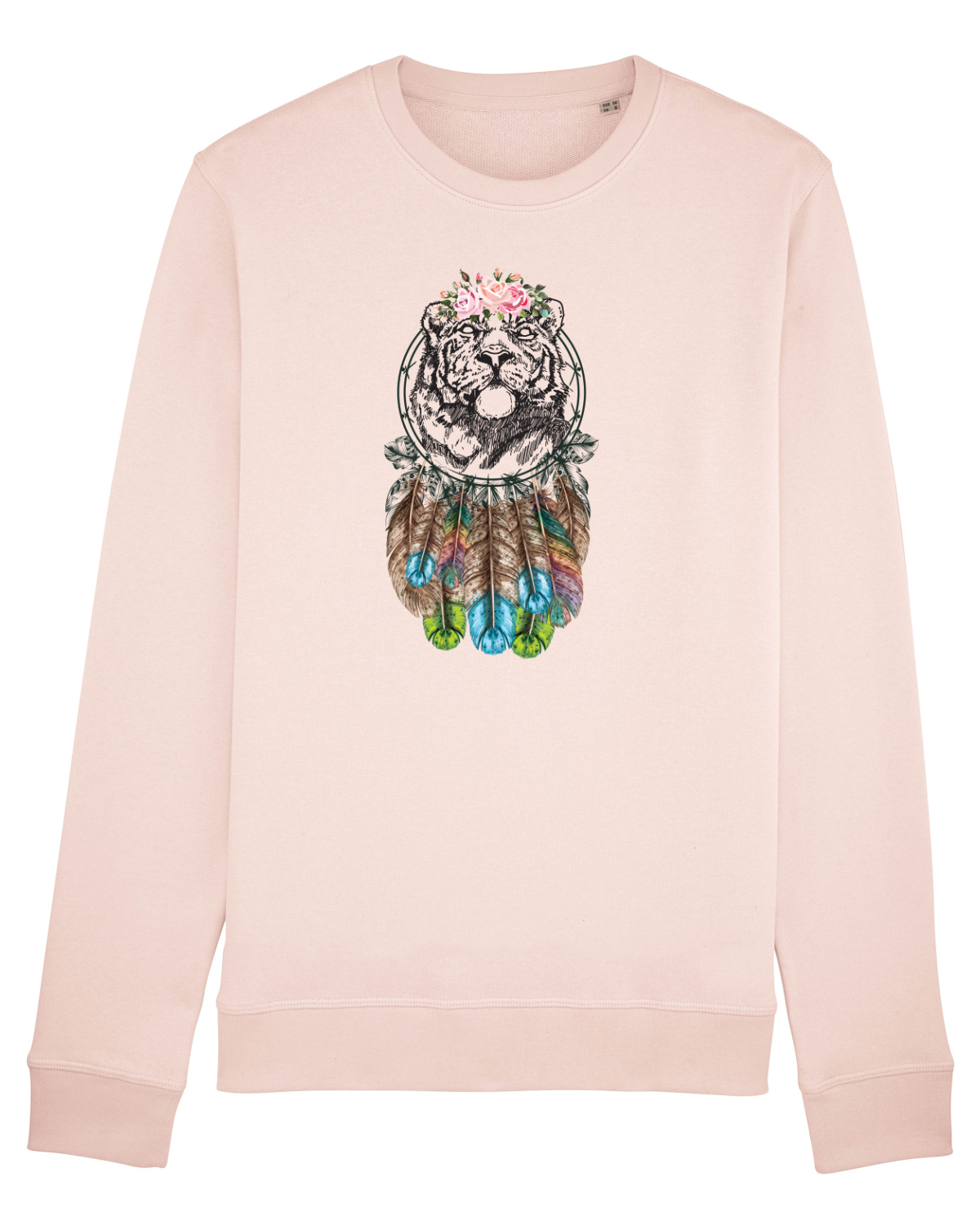Bluză mânecă lungă Unisex Rise Candy Pink