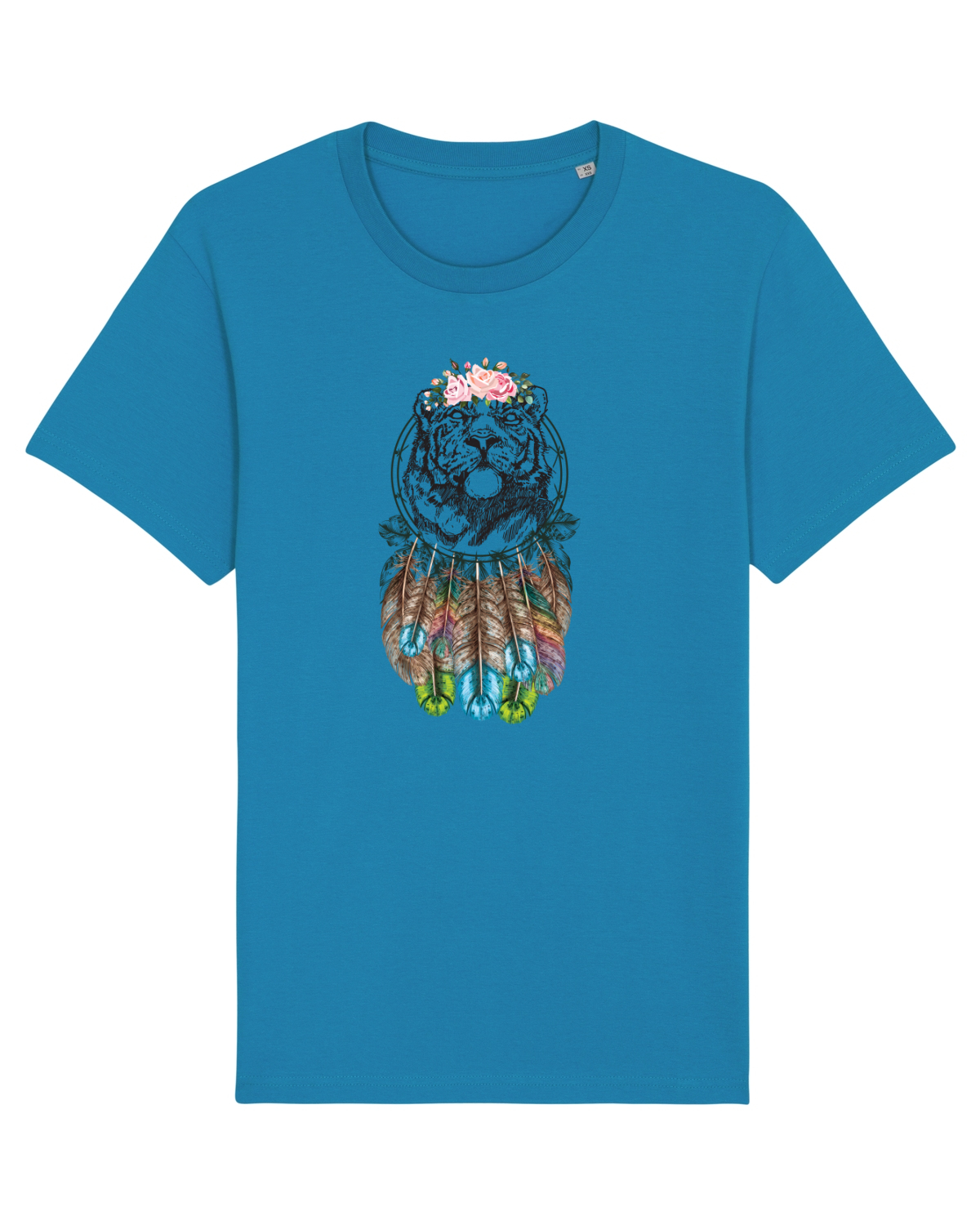Tricou mânecă scurtă Unisex Rocker Azur