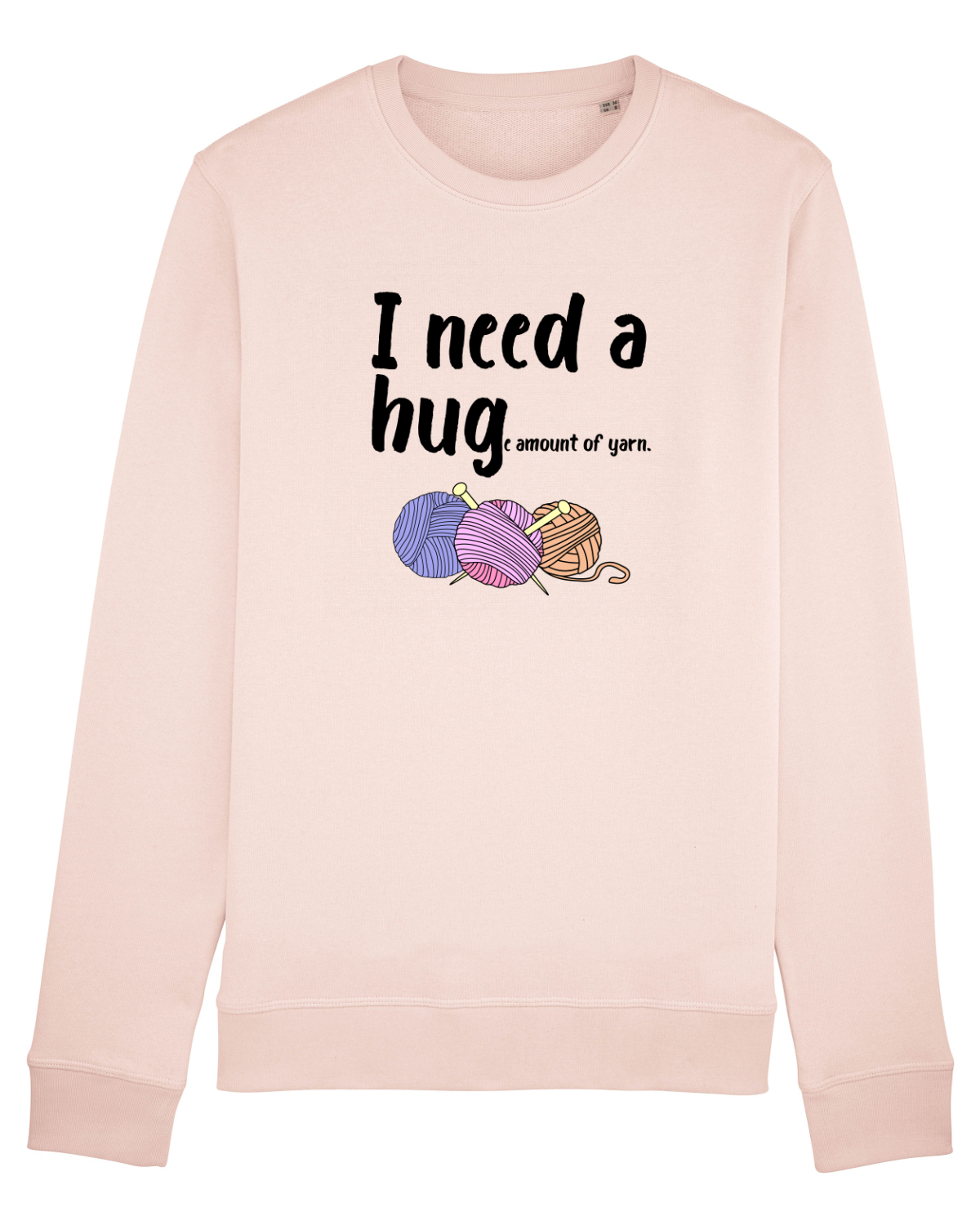 Bluză mânecă lungă Unisex Rise Candy Pink