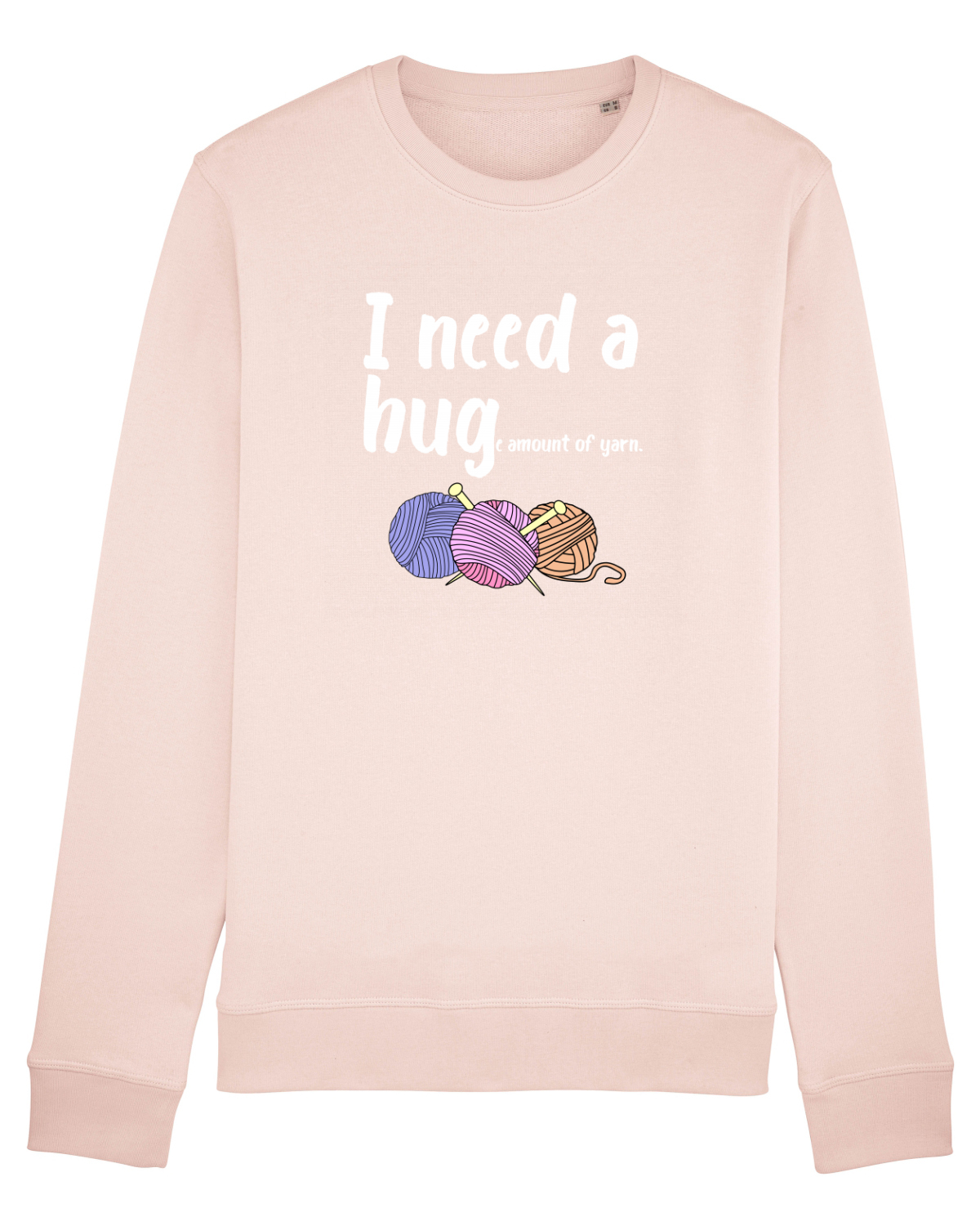 Bluză mânecă lungă Unisex Rise Candy Pink