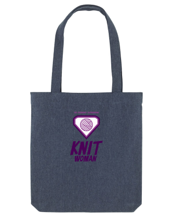 The Legendary Superheroine Knit Woman Midnight Blue