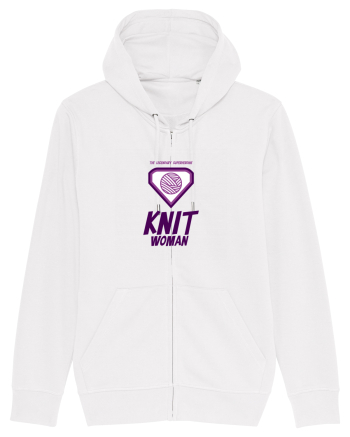 The Legendary Superheroine Knit Woman White
