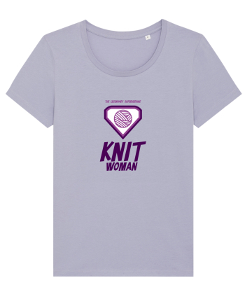 The Legendary Superheroine Knit Woman Lavender