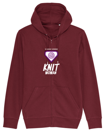 The Legendary Superheroine Knit Woman (alb) Burgundy
