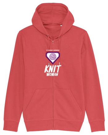 The Legendary Superheroine Knit Woman (alb) Carmine Red