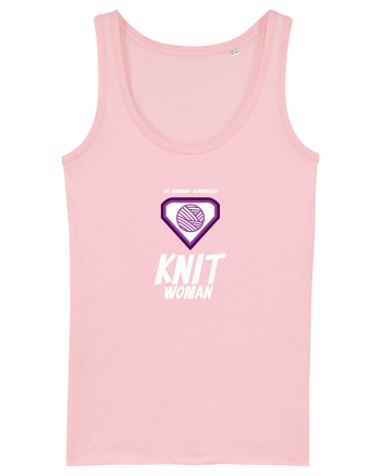 The Legendary Superheroine Knit Woman (alb) Cotton Pink