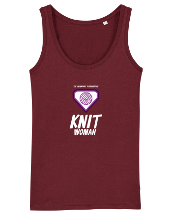The Legendary Superheroine Knit Woman (alb) Burgundy