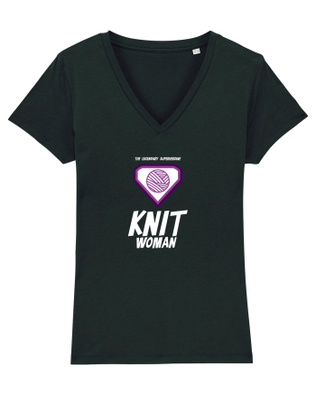 The Legendary Superheroine Knit Woman (alb) Black