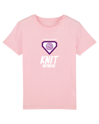 The Legendary Superheroine Knit Woman (alb) Cotton Pink