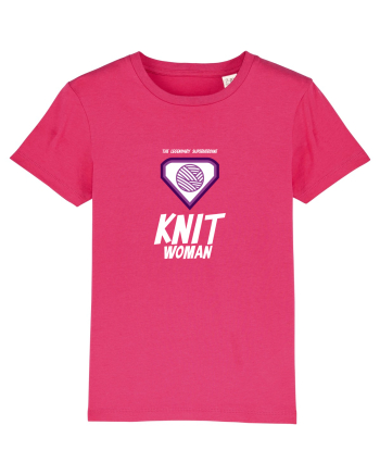 The Legendary Superheroine Knit Woman (alb) Raspberry