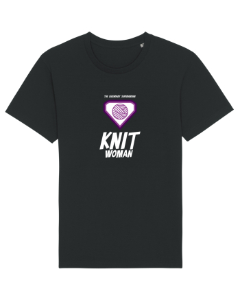 The Legendary Superheroine Knit Woman (alb) Black