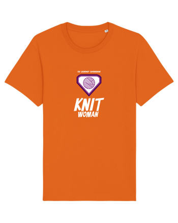 The Legendary Superheroine Knit Woman (alb) Bright Orange