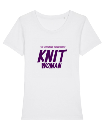 The Legendary Superheroine Knit Woman (versiunea 2) White