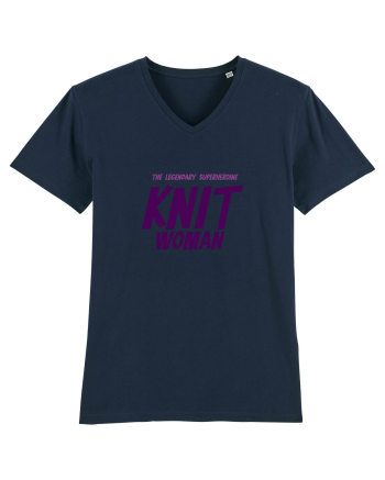 The Legendary Superheroine Knit Woman (versiunea 2) French Navy