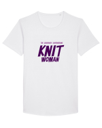 The Legendary Superheroine Knit Woman (versiunea 2) Tricou mânecă scurtă guler larg Bărbat Skater