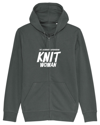 The Legendary Superheroine Knit Woman (versiunea 2) alb Anthracite