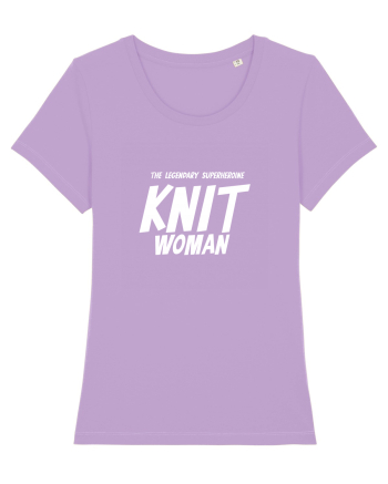The Legendary Superheroine Knit Woman (versiunea 2) alb Lavender Dawn